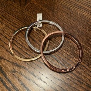 Coach bangles trio - with tag and bag
